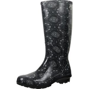 UGG SHAYE BANDANA WOMEN TALL RAIN BOOTS  - Size 10